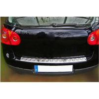 Nerezová ochranná lišta na nárazník Volkswagen Golf 5 hatchback - lesklá