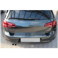 Nerezová ochranná lišta na nárazník Volkswagen Golf 7 hatchback – lesklá