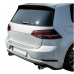 Nerezová ochranná lišta na nárazník Volkswagen Golf 7 hatchback – matná