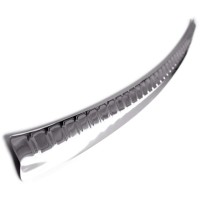 Nerezová ochranná lišta na nárazník Audi A6 C7 Avant - lesklá