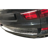 Nerezová ochranná lišta na nárazník BMW X5 E70