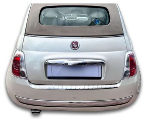 Nerezová ochranná lišta na nárazník Fiat 500 X - lesklá
