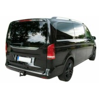 Nerezová ochranná lišta na nárazník Mercedes Benz W447 - matná