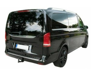 Nerezová ochranná lišta na nárazník Mercedes Benz W447 - matná