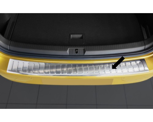 Nerezová ochranná lišta na nárazník Volkswagen Golf 7 hatchback – lesklá