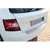 Nerezová ochranná lišta na nárazník Škoda Fabia 3 hatchback – matná