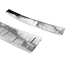 Nerezová ochranná lišta na nárazník Škoda Kodiaq 2 - lesklá