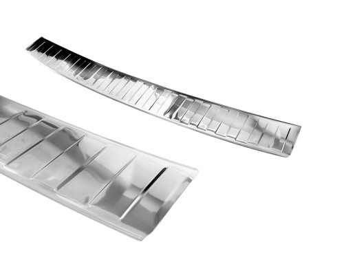 Nerezová ochranná lišta na nárazník Škoda Kodiaq 2 - lesklá