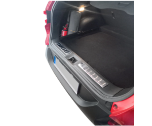 Vnitřní ochranná lišta do kufru Renault Kadjar nerezová - lesklá