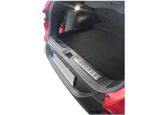 Vnitřní ochranná lišta do kufru Renault Kadjar nerezová - lesklá