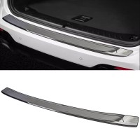 Nerezová ochranná lišta na nárazník BMW X3 G01 - černá lesklá