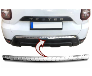 Nerezová ochranná lišta na nárazník Dacia Duster 2 - lesklá