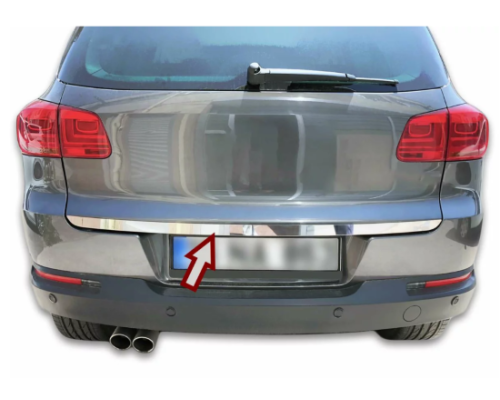 Nerezová lišta na zadní dveře Volkswagen Tiguan 1 (2007-2015)