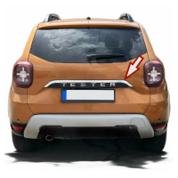 Nerezová lišta nad SPZ Dacia Duster 2