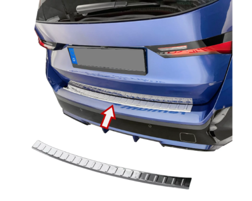 Nerezová ochranná lišta na nárazník BMW X1 U11 - lesklá