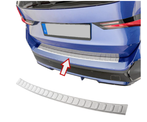 Nerezová ochranná lišta na nárazník BMW X1 U11 - matná