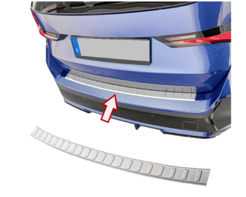 Nerezová ochranná lišta na nárazník BMW X1 U11 - matná