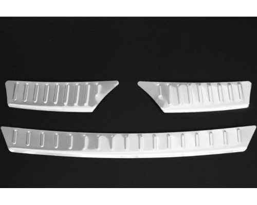 Nerezová ochranná lišta na nárazník Volkswagen Tiguan 1 - lesklá