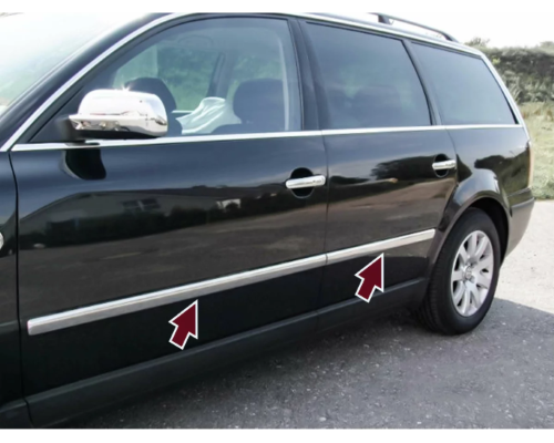 Nerezové lišty dveří Volkswagen Passat B5