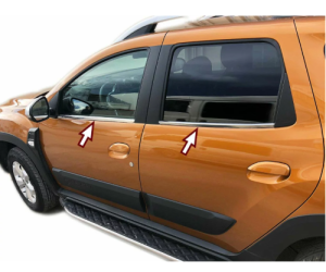 Nerezové lišty na okna Dacia Duster 2 (2018+)