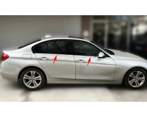 Nerezové lišty oken BMW 3 F30