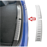 Vnitřní nerezová ochranná lišta do kufru BMW X1 U11 - matná