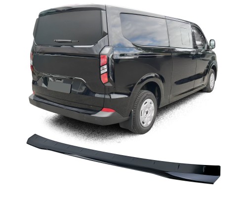 Plastová ochranná lišta na nárazník Ford Transit/Tourneo Custom (2023+) - černá lesklá
