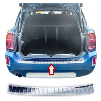 Nerezová ochranná lišta na nárazník Mini Countryman F60 (2020-2023) - lesklá