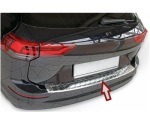 Nerezová ochranná lišta na nárazník Volkswagen Golf 8 kombi - lesklá