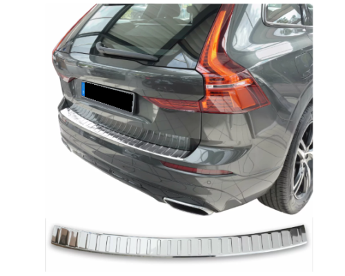 Nerezová ochranná lišta na nárazník Volvo XC60 (2017+) - lesklá