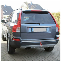 Nerezová ochranná lišta na nárazník Volvo XC90 (2002-2014) - matná