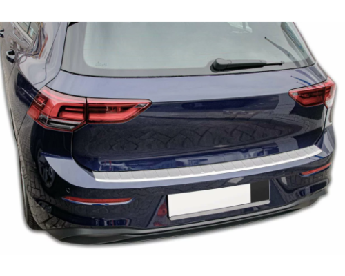 Nerezová ochranná lišta na nárazník Volkswagen Golf 8 hatchback - matná