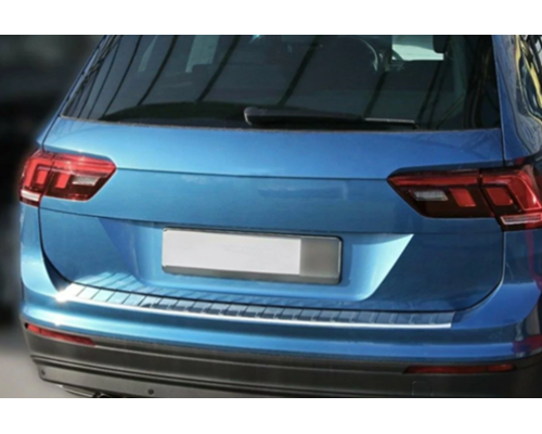 Nerezová ochranná lišta na nárazník Volkswagen Tiguan 2 (lesklá)