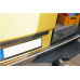 Nerezová ochranná lišta na nárazník Mercedes Benz Sprinter/Volkswagen Crafter - matná