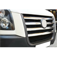 Nerezové lišty do masky Volkswagen Crafter (2006-2011)