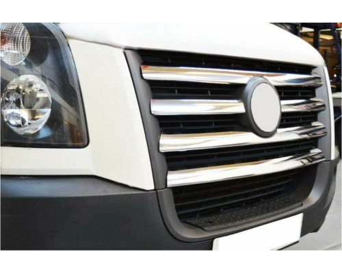 Nerezové lišty do masky Volkswagen Crafter (2006-2011)