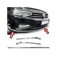 Nerezové lišty do nárazníku Volkswagen Passat B8.5 (facelift)