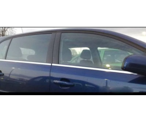 Nerezové lišty na okna Ford Ranger T6/T7/T8 - 4 ks