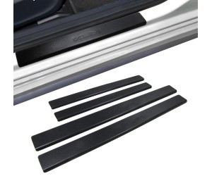 Nerezové nástupní lišty pro Volkswagen Amarok - černé