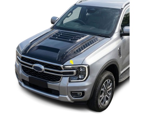 Nádech kapoty, plast přední kapoty Ford Ranger T9 (2023+) – větší 