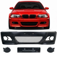 Přední nárazník BMW 3 E46 sedan/touring (1998-2001) - zatmavené mlhovky