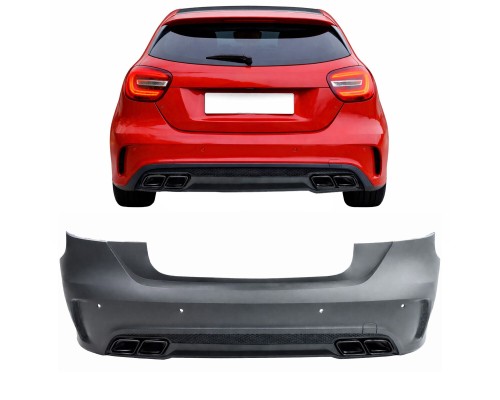 Zadní nárazník s difuzorem Mercedes Benz A W176 (2012-2018)