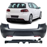 Zadní nárazník s difuzorem Volkswagen Golf 6