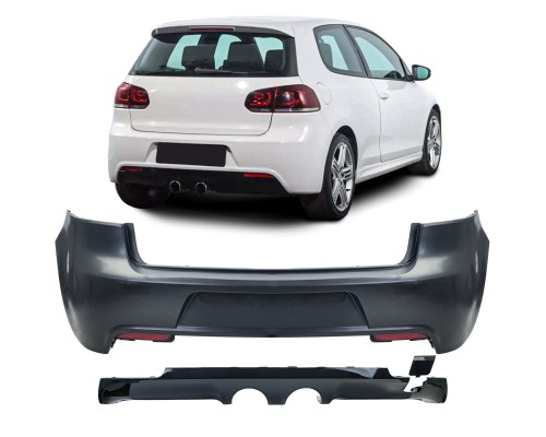 Zadní nárazník s difuzorem Volkswagen Golf 6