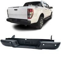 Zadní nárazník Ford Ranger (2012-2021) - černý, s otvory pro PDC