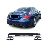 Zadní difuzor Mercedes Benz C W205/sedan (2013-2018) - AMG line