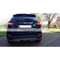 Zadní difuzor na nárazník Hyundai ix35 - verze výfuky uprostřed