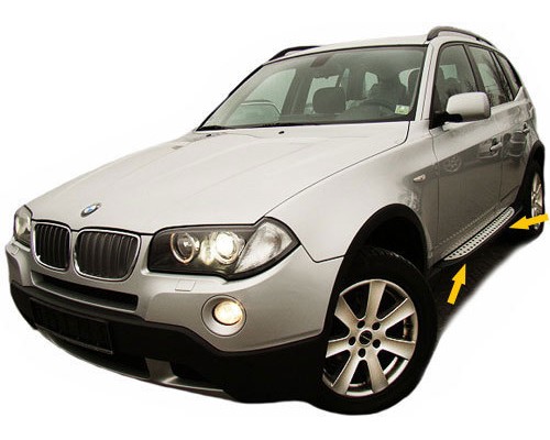 Boční nášlapy BMW X3 E83 (2004-2010)