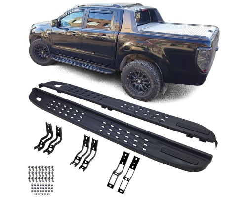 Boční nášlapy Ford Ranger (2012-2022) - design Raptor typ 2