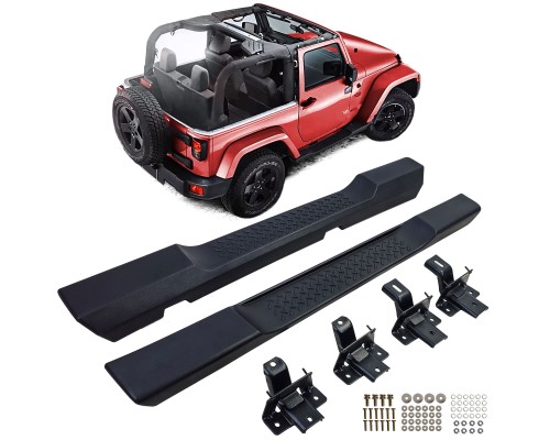 Boční nášlapy Jeep Wrangler JK (2007-2018) - 2-dvéřová verze